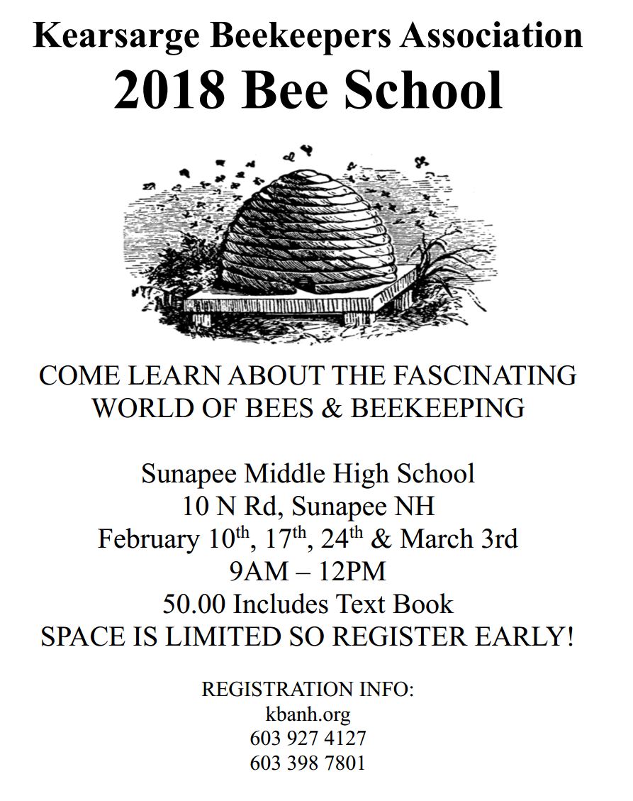 KBA 2018 bee school poster